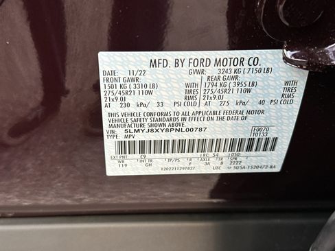 Certified 2023 Lincoln Aviator Grand Touring w/ Equipment Group 301A image 30