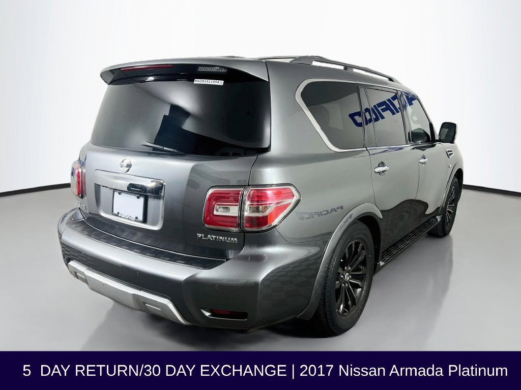 Used 2017 Nissan Armada Platinum w/ Interior Lighting Package AWD/4WD image 8