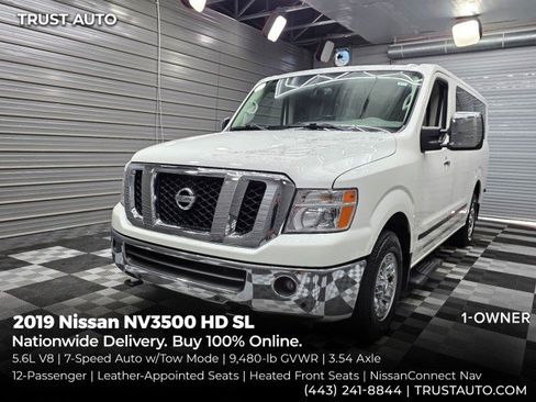 Used 2019 Nissan NV 3500 SL RWD image 1