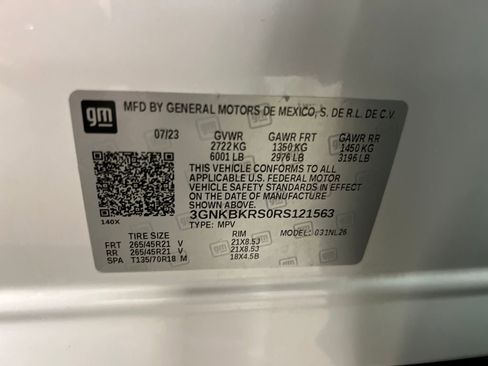 Certified 2024 Chevrolet Blazer RS w/ Driver Confidence II Package image 24