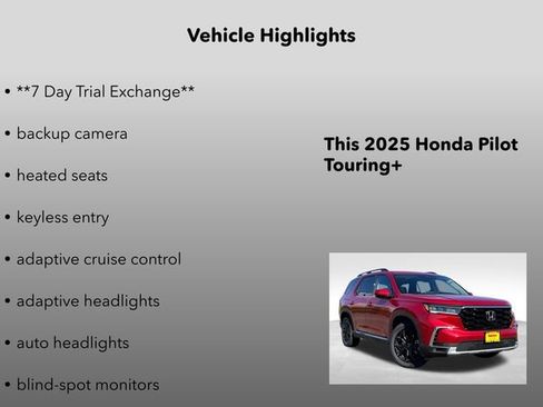 New 2025 Honda Pilot Touring image 5