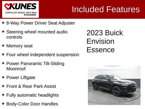 Used 2023 Buick Envision Essence w/ Sport Touring Package AWD/4WD image 4