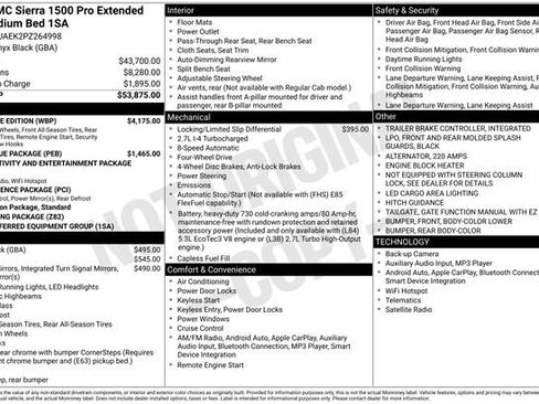 Used 2023 GMC Sierra 1500 Pro w/ Graphite Edition image 23