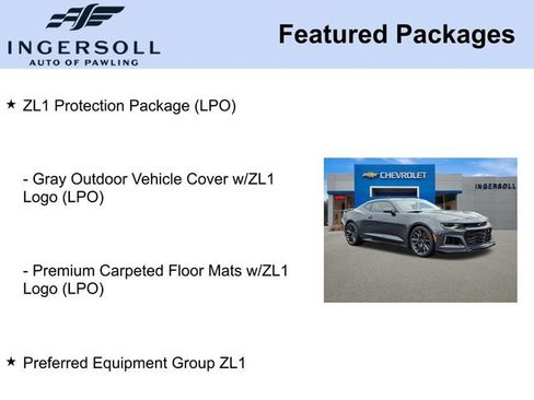 Used 2018 Chevrolet Camaro ZL1 w/ LPO, ZL1 Protection Package image 8