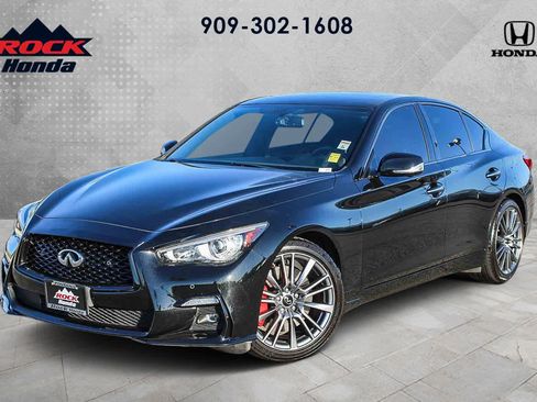 Used 2022 INFINITI Q50 Red Sport 400 w/ Cargo Package image 1