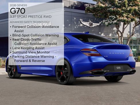 New 2026 Genesis G70 3.3T Sport Prestige RWD image 11