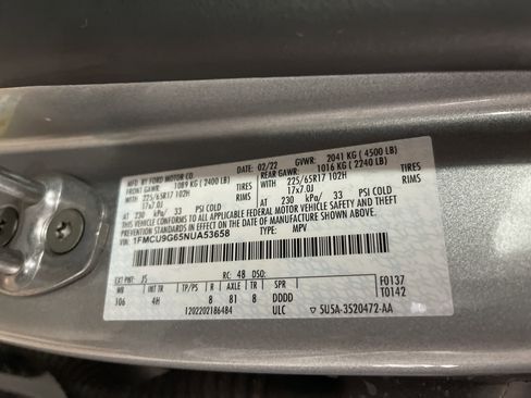 Used 2022 Ford Escape SE w/ Convenience Package image 25