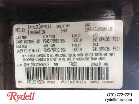 Used 2004 Dodge Dakota 2WD Regular Cab image 20