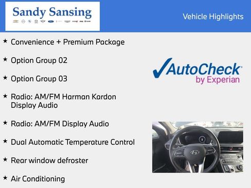 Used 2022 Hyundai Santa Fe SEL w/ Convenience + Premium Package FWD image 7