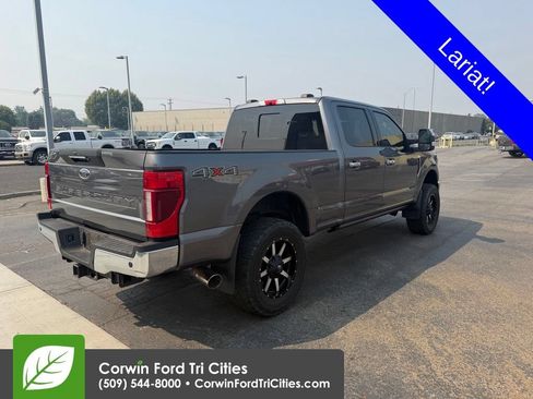 Used 2021 Ford F350 Lariat w/ Lariat Ultimate Package AWD/4WD image 10