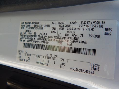 Used 2017 Ford Transit 250 148 High Roof Extended RWD image 29