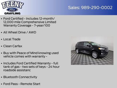 Certified 2023 Ford Edge SEL AWD/4WD image 4