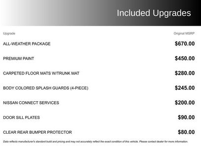 Used 2025 Nissan Sentra SV w/ All-Weather Package
