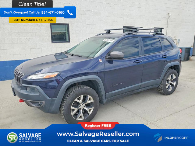Used 2014 Jeep Cherokee Trailhawk w/ Leather Interior Group AWD/4WD image 1
