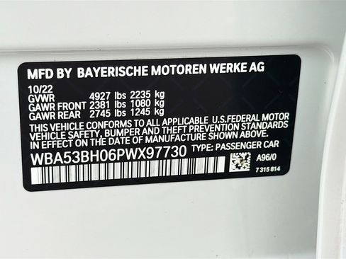 Used 2023 BMW 530i w/ Premium Package image 45