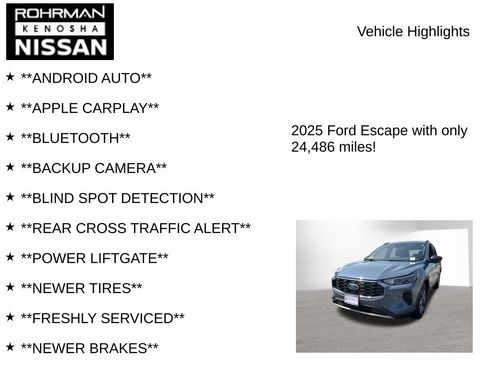 Used 2025 Ford Escape ST-Line FWD image 7