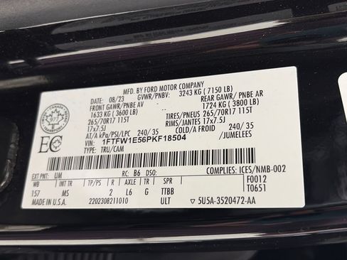 Used 2023 Ford F150 XLT w/ Equipment Group 301A Mid AWD/4WD image 9