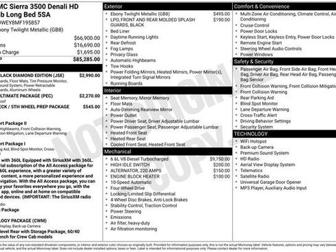 Used 2021 GMC Sierra 3500 Denali w/ Denali Black Diamond Edition AWD/4WD image 8