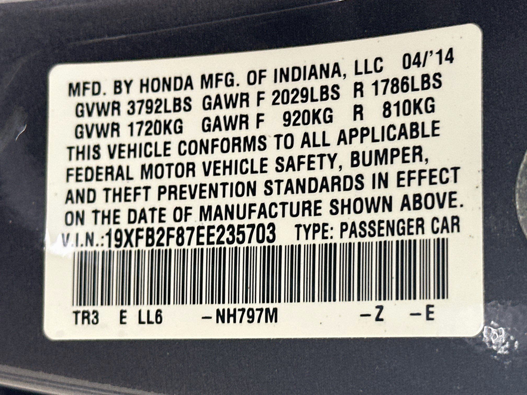 Used 2014 Honda Civic EX image 12