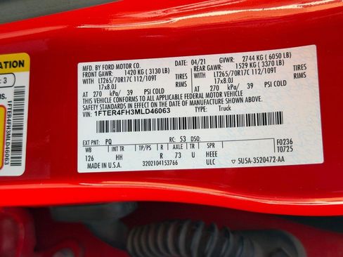 Used 2021 Ford Ranger Lariat w/ Tremor Off-Road Package image 24