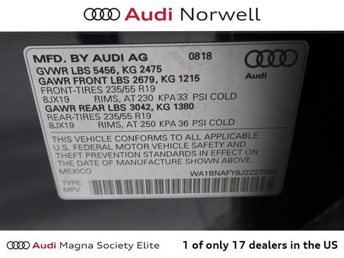 Used 2018 Audi Q5 2.0T Premium Plus w/ Premium Plus Package AWD/4WD image 3