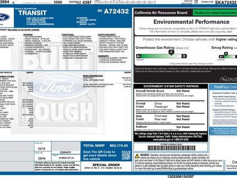 Used 2025 Ford Transit 250 Low Roof w/ Exterior Upgrade Package RWD image 4