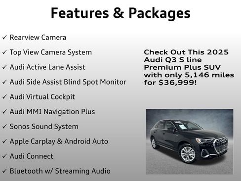 Certified 2025 Audi Q3 2.0T Premium Plus w/ Premium Plus Package image 8