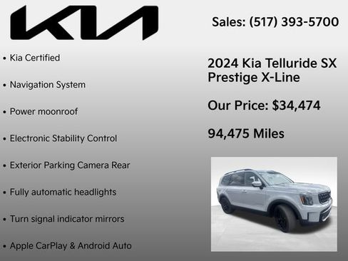 Used 2024 Kia Telluride SX Prestige X-Line AWD/4WD image 7