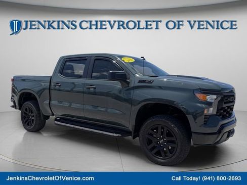 Certified 2025 Chevrolet Silverado 1500 Custom Trail Boss w/ Dark Appearance Package image 1