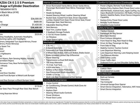 Certified 2024 MAZDA CX-5 AWD 2.5 S w/ Premium Plus Pkg image 42