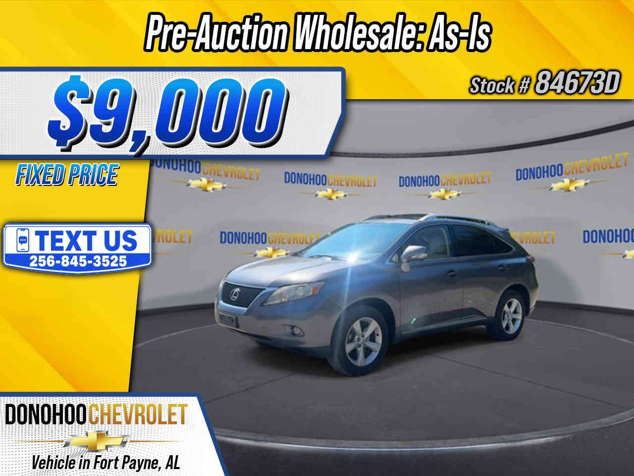 Used 2012 Lexus RX 350 FWD w/ Premium Pkg image 1