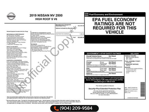 Used 2019 Nissan NV 2500 S image 4