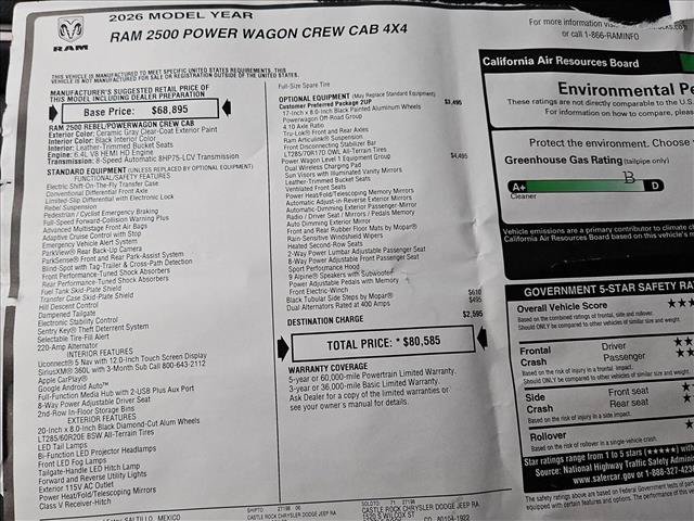 New 2026 RAM 2500 Power Wagon AWD/4WD image 18