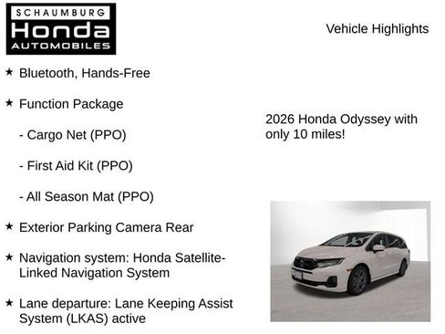 New 2026 Honda Odyssey Touring image 7