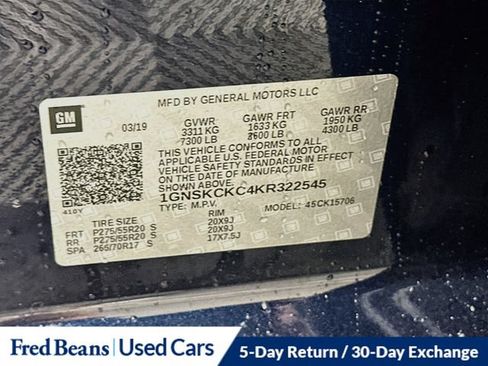 Used 2019 Chevrolet Tahoe Premier AWD/4WD image 42