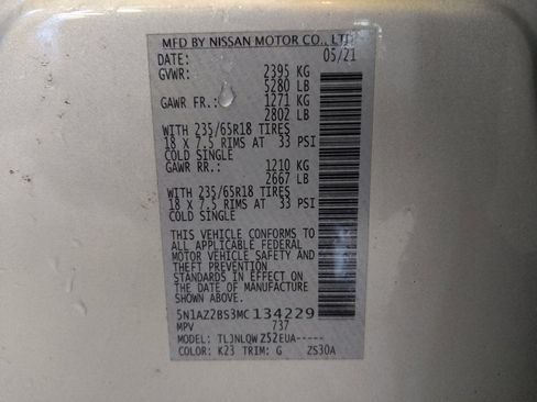 Used 2021 Nissan Murano SV image 33