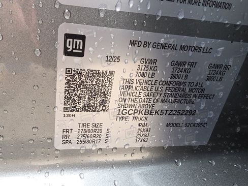 New 2026 Chevrolet Silverado 1500 Custom w/ Turbomax Blackout Package image 34