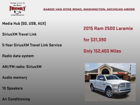 Used 2015 RAM 2500 Laramie AWD/4WD image 15