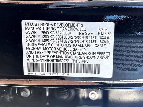 New 2026 Honda Passport TrailSport Elite image 15