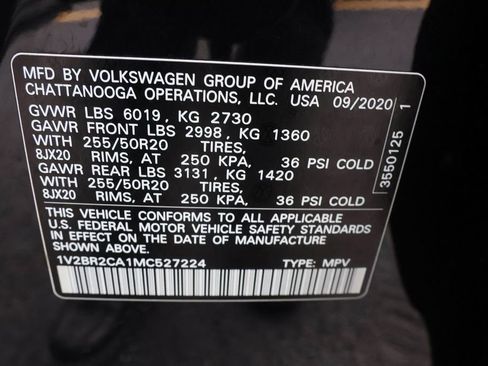 Used 2021 Volkswagen Atlas SEL image 43