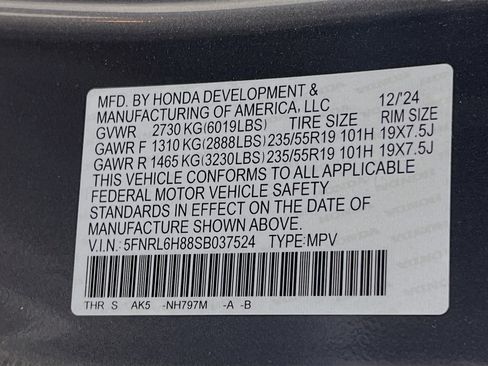 Used 2025 Honda Odyssey Touring image 36