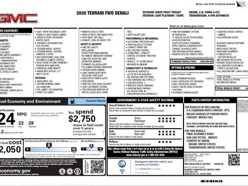 Used 2020 GMC Terrain Denali w/ Denali Premium Package image 4