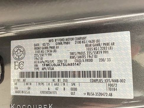 Used 2025 Ford Escape Platinum image 26