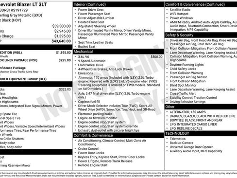 Used 2024 Chevrolet Blazer LT w/ Redline Edition FWD image 12