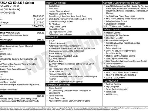 Certified 2023 MAZDA CX-50 AWD 2.5 S w/ Convenience Package image 28