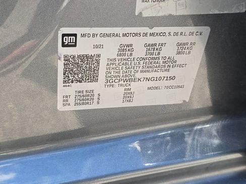 Used 2022 Chevrolet Silverado 1500 Custom RWD image 35