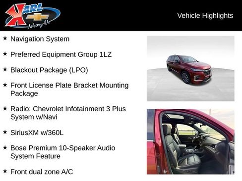 Certified 2023 Chevrolet Traverse Premier AWD/4WD image 2