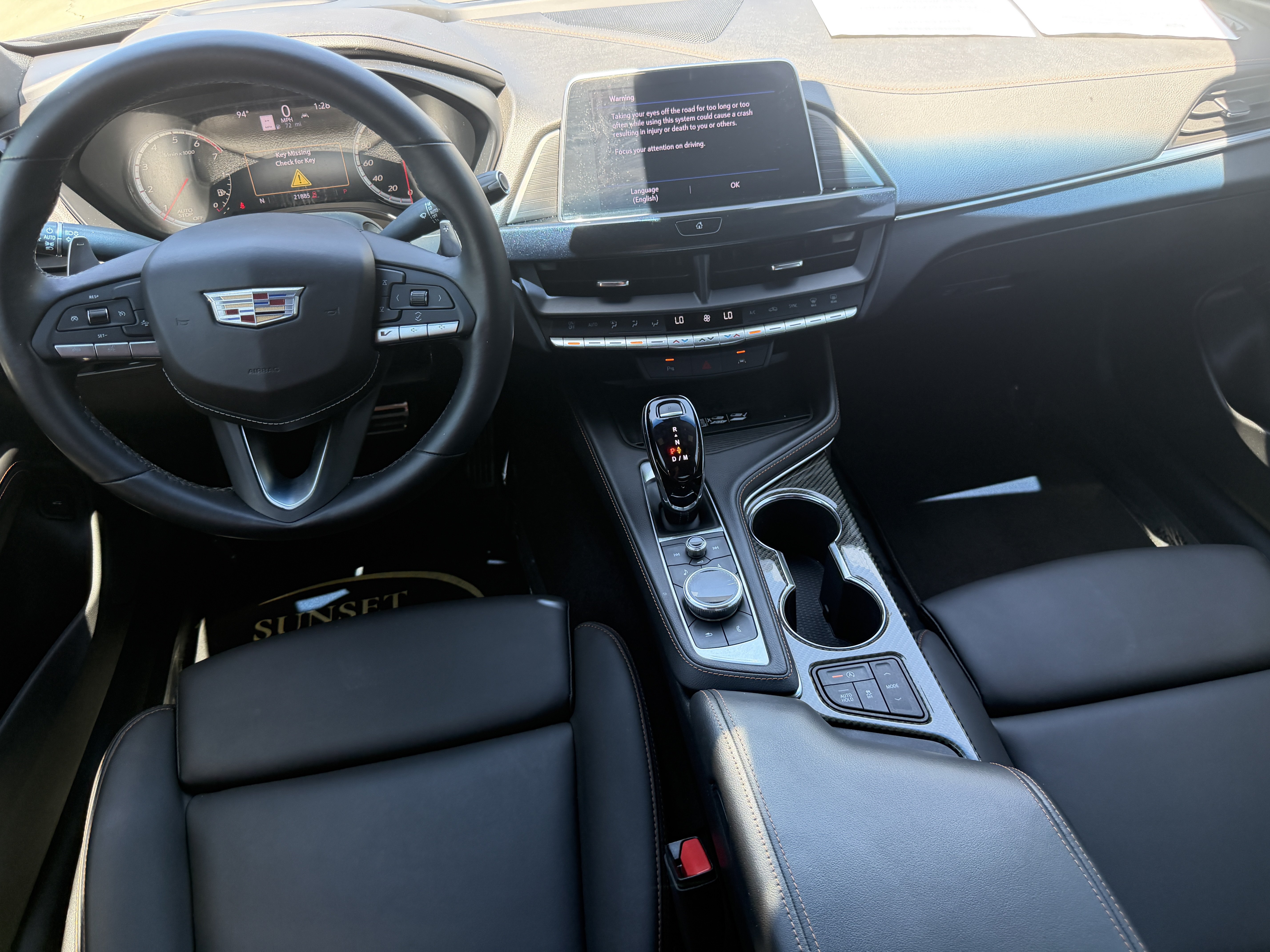 Certified 2023 Cadillac CT4 V w/ Navigation Package RWD image 12