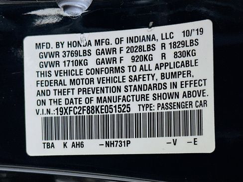 Used 2019 Honda Civic Sport image 12