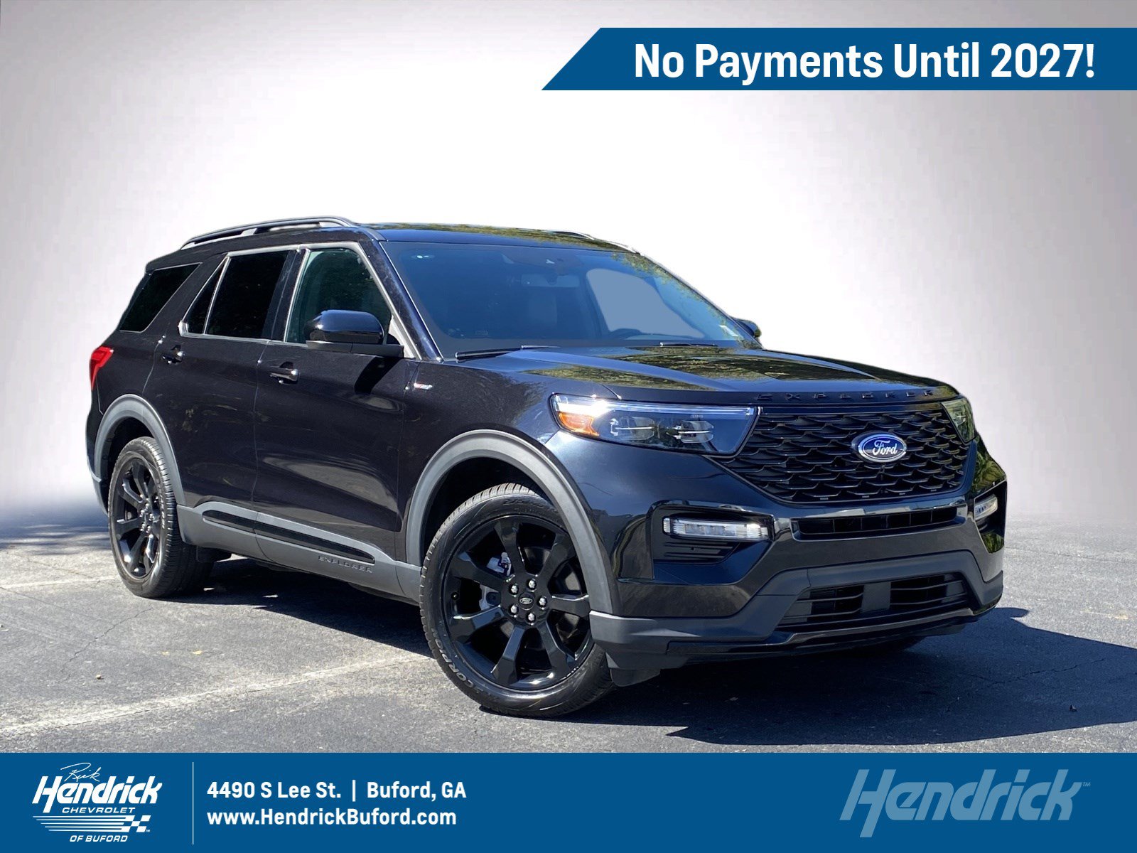 Used 2024 Ford Explorer ST-Line w/ Class IV Trailer Tow Package RWD image 1
